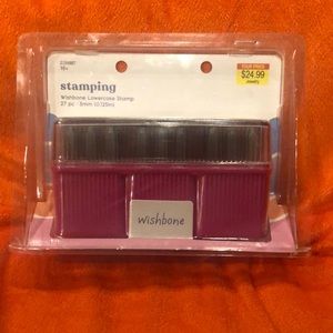 Wishbone Lowercase Stanps